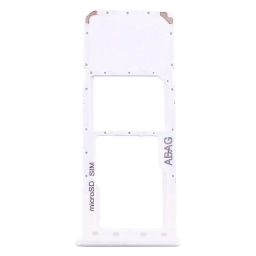 Plateau de carte SIM et Micro SD Samsung Galaxy A21s (Blanc)