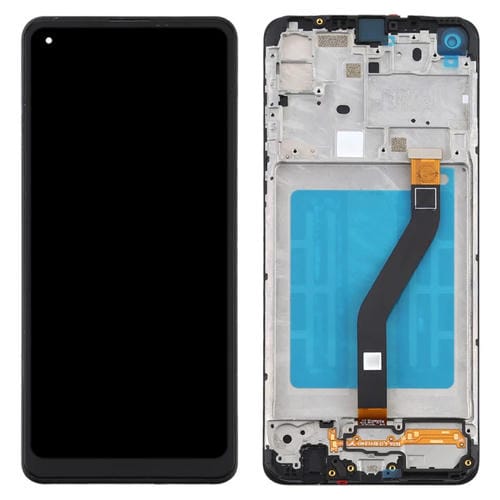 Écran LCD Samsung Galaxy A21 SM-A215 et cadre (Noir)