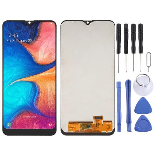Schermo LCD incell e Samsung Galaxy A20 A205 Serie (Nero)