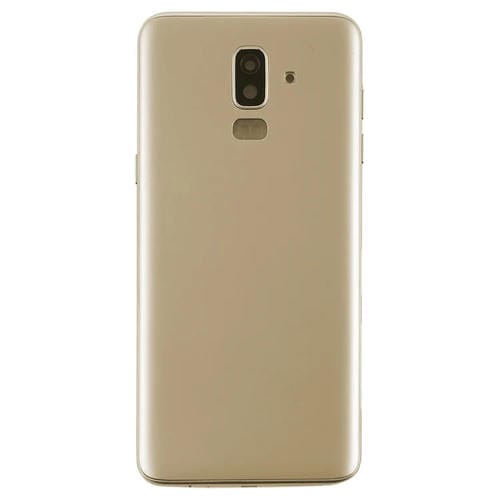 Rückseite Samsung Galaxy J8 mit Seitentasten und Kamerlinse (Gold)
