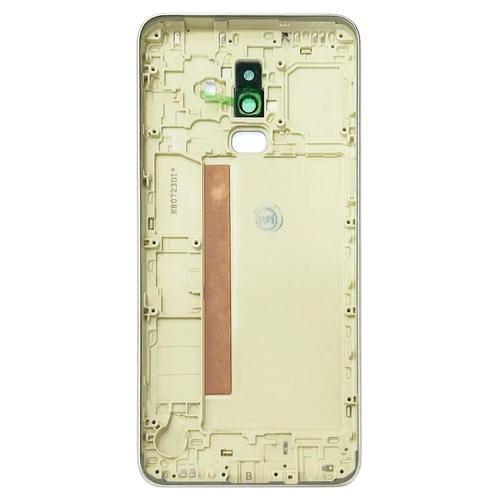 Rückseite Samsung Galaxy J8 mit Seitentasten und Kamerlinse (Gold)
