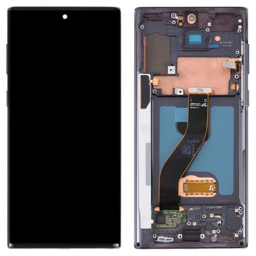 Ecrã LCD Samsung Galaxy Note 10/5G SM-N971/N970 com Moldura (Preto)
