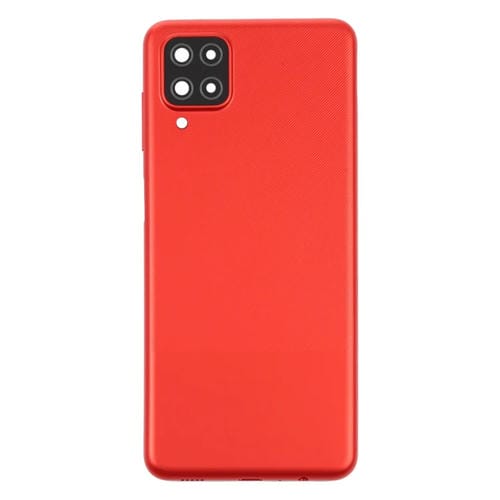 Rückseite Samsung Galaxy A12 Batterie (Rot)