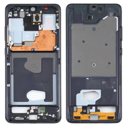 Placa de Bisel de Marco Medio Samsung Galaxy S20 Ultra 5G SM-G988B (Negro)