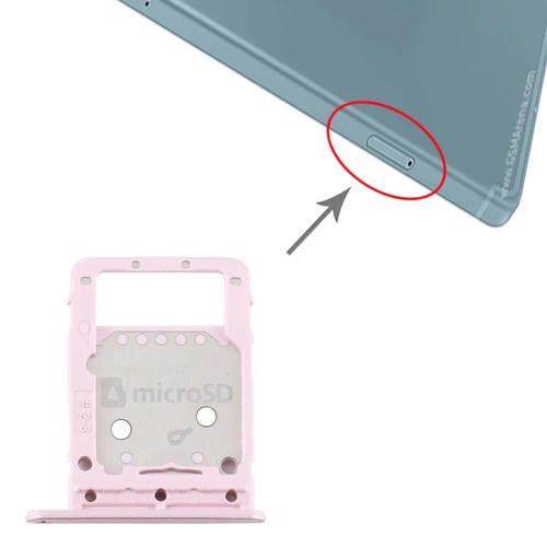 SIM Card Tray + Micro SD Samsung Galaxy Tab S6 Lite SM-P615 (Pink)