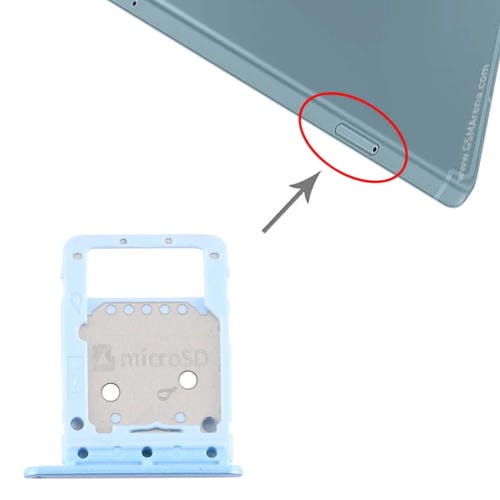 SIM Card and Micro SD Tray Samsung Galaxy Tab S6 Lite/SM-P615 (Blue)