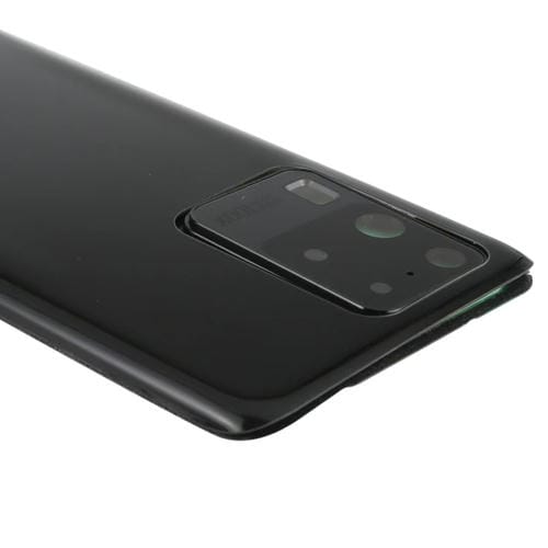 Couvercle arrière de batterie Samsung Galaxy S20 Ultra avec objectif d'appareil photo (Noir)