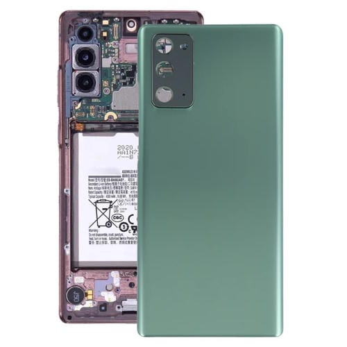 Coperchio posteriore della batteria con obiettivo della fotocamera Samsung Galaxy Note 20 (Verde)