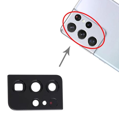 Capa de Lente de Câmara Samsung Galaxy S21 Ultra 5G (Preto)