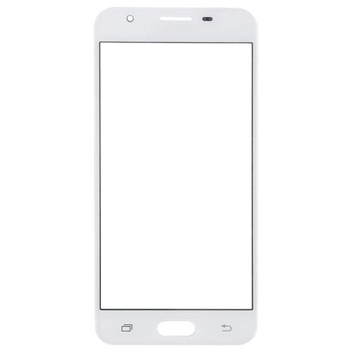 Lente de Vidro Exterior Samsung Galaxy J5 Prime On5 G570F/DS G570Y Ecrã Frontal (Branco)