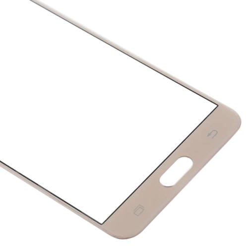 Objectif en verre Écran extérieur Samsung Galaxy J7 Prime On7 (Doré)