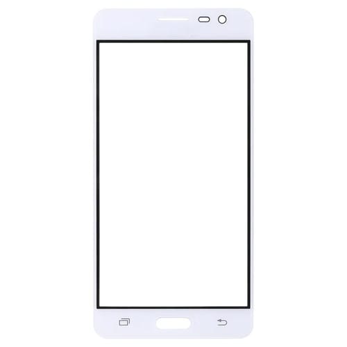 Lente de Vidro Exterior Ecrã Samsung Galaxy J3 Pro/J3110 (Branco) - (Pacote de 10)
