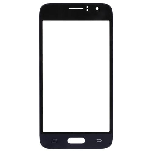 Lente de Vidro Exterior Samsung Galaxy J1 J120 Ecrã Frontal (10 Peças) (Preto)
