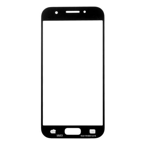 Lente de Vidro Exterior Samsung Galaxy A5 A520 Ecrã Frontal (10 Peças) (Preto)