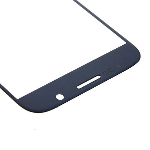 Glaslinse Außenfrontbildschirm Samsung Galaxy S6/G920F (Dunkelblau) (10 Stück)