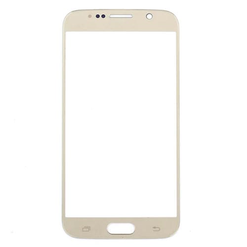 Écran frontal Samsung Galaxy S6/G920F Lentille en verre extérieure (Or) (10pcs)