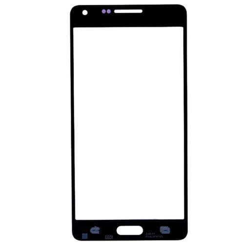 Pantalla Frontal Lente de Vidrio Exterior Samsung Galaxy A5 / A500 (Negro) - Pack de (10 Piezas)