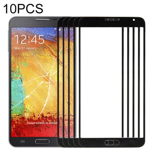 Objectif en verre Écran Samsung Galaxy Note 3 Neo/N7505 (10pcs) (Noir) Extérieur