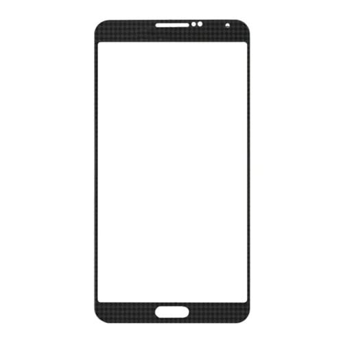 Écran frontal Samsung Galaxy Note 3/N9000 Lentille en verre extérieure (Noir) - Pack (10 pièces)