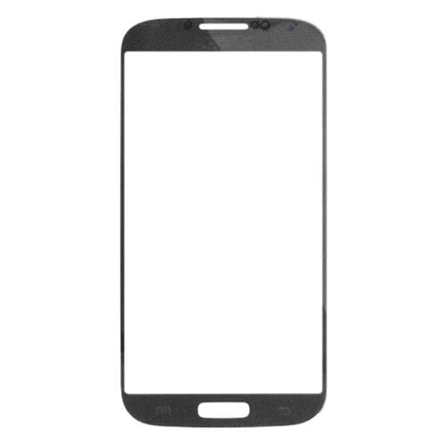 Front Display Glass Lens Samsung Galaxy S4 i9500 (Schwarz) -