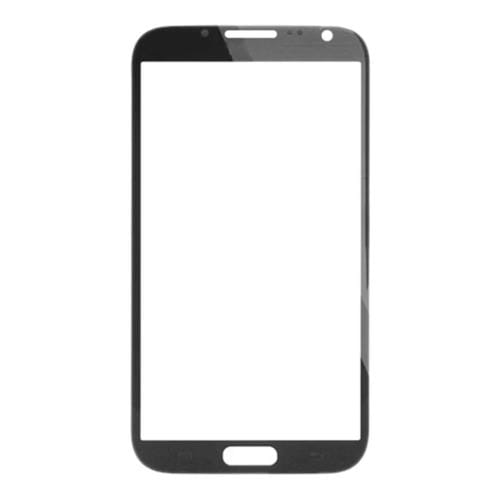 Schermo Frontale Samsung Galaxy Note 2 N7100 Lente in Vetro Esterna (Nero)