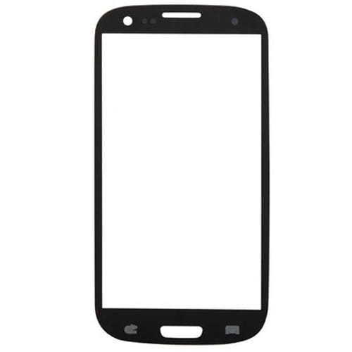 Pantalla Frontal de Vidrio Samsung Galaxy S3 / i9300 (2013) (Negro) Lente Exterior 10pcs