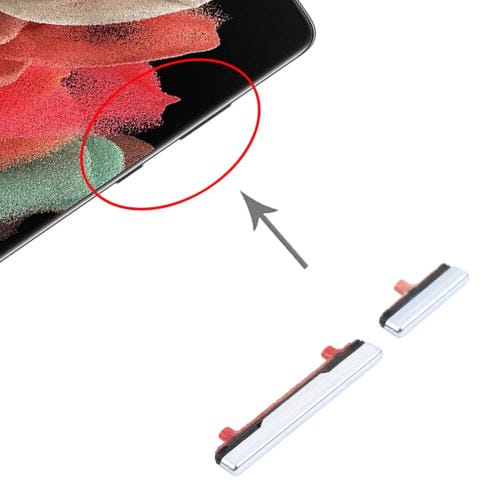 Power and Volume Buttons Samsung Galaxy S21 Ultra 5G (Silver)