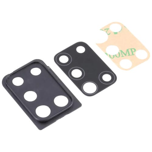 Capuchon d'objectif d'appareil photo Samsung Galaxy A21s SM-A217 (10 pièces) (Noir)