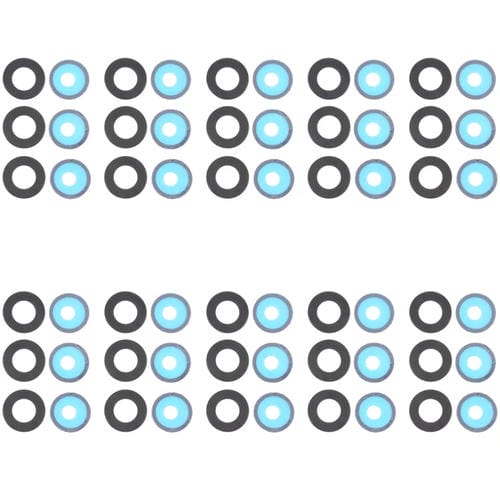 Rückkameraobjektiv Samsung Galaxy A52 5G SM-A526 (10 Stück)