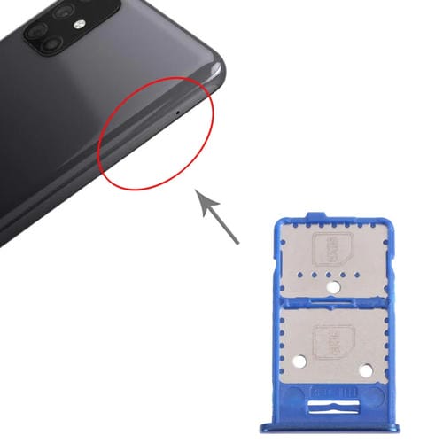 SIM-Karten- und Micro-SD-Kartenfach Samsung Galaxy M31s SM-M317