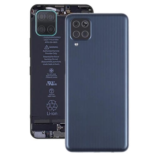 Rückseite Samsung Galaxy M12 SM-M127 von Batterie (Schwarz)
