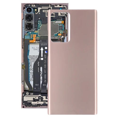 Couvercle arrière de batterie Samsung Galaxy Note 20 Ultra 5G (Marron)