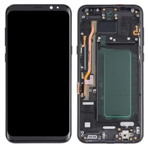 Écran LCD OLED Samsung Galaxy S8+ SM-G955 avec cadre (Noir)