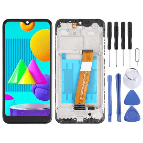 LCD-Bildschirm Samsung Galaxy M01 mit Rahmen (USA)
