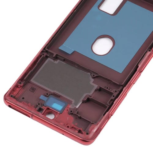 Placa de Bisel de Marco Medio Samsung Galaxy S20 FE 5G SM-G781B (Vermelho)