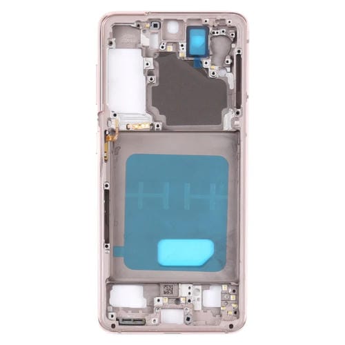 Placa de Bisel de Marco Medio Samsung Galaxy S21 5G SM-G991B (Dourado)