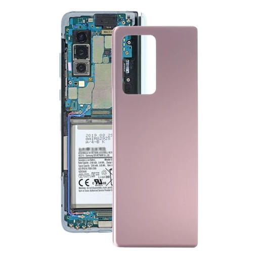 Tampa Traseira de Vidro Samsung Galaxy Z Fold2 5G SM-F916B (Rosa)