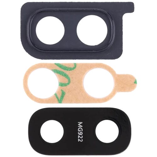 Copertura Obiettivo Fotocamera Samsung Galaxy A20 (10 Pezzi) (Nero)