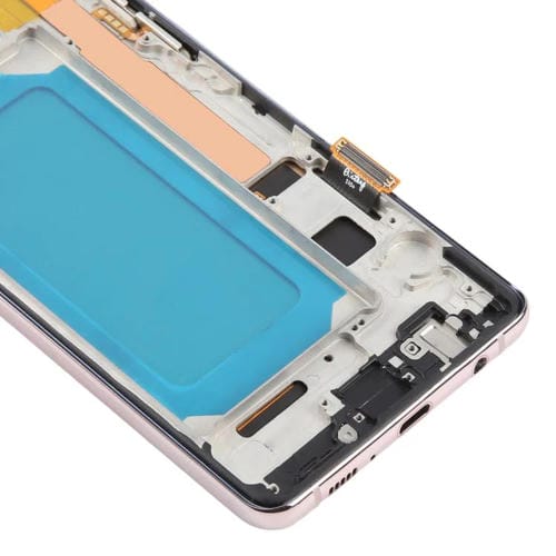 Pantalla LCD TFT digitalizadora de 6,38 pulgadas para Samsung Galaxy S10+ SM-G975F, ensamblaje completo con marco, sin identificación de huellas dactilares.