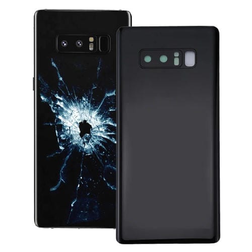 Tapa Trasera Samsung Galaxy Note 8 con Tapa de Lente de Cámara (Negro)