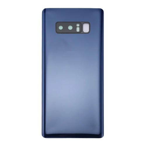 Dos de couverture Samsung Galaxy Note 8 avec couvercle d'objectif d'appareil photo (bleu)