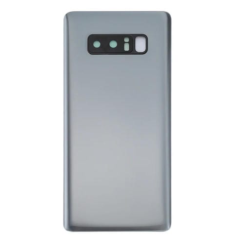 Dos de couverture Samsung Galaxy Note 8 avec couvercle d'objectif d'appareil photo (Argent)