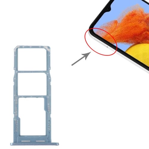 Vassoio della scheda SIM e Micro SD Samsung Galaxy M14 SM-M146B (Azzurro Baby)