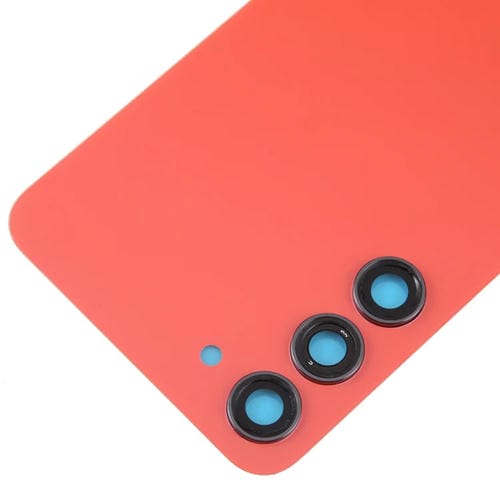 Dos de couverture Samsung Galaxy S23+ SM-S916B Verre avec Lentille de Caméra (Rouge)