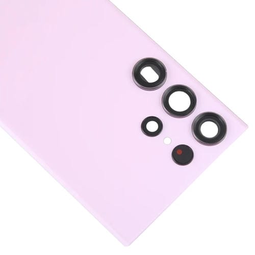 Rückseite aus Glas Samsung Galaxy S23 Ultra SM-S918 mit Kamerlinse (Rosa)