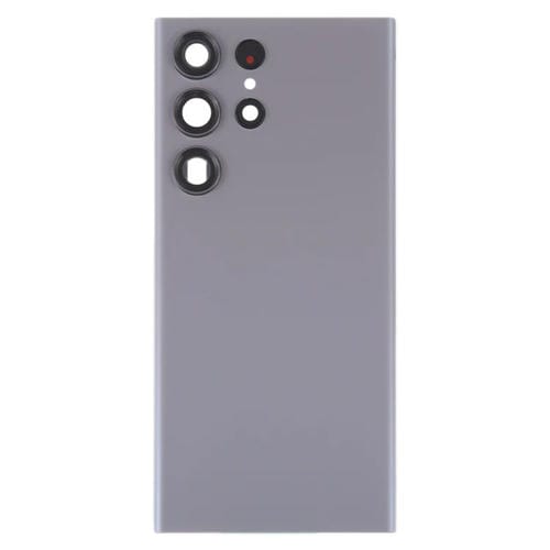 Rückseite des Akkudeckels aus Glas Samsung Galaxy S23 Ultra SM-S918 mit Objektivabdeckung (Grau)