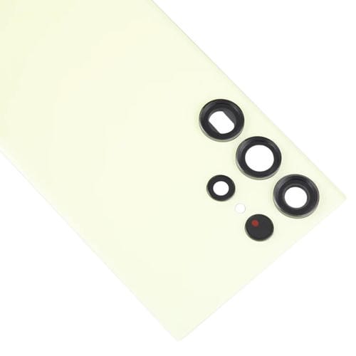 Rückseite des Akkudeckels aus Glas Samsung Galaxy S23 Ultra SM-S918 mit Kameraobjektiv (Gelb)