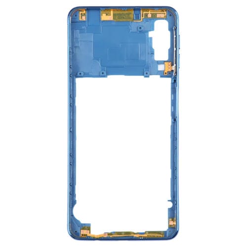 Plaque de lunette de cadre moyen Samsung Galaxy A7 SM-A750 (Bleu)