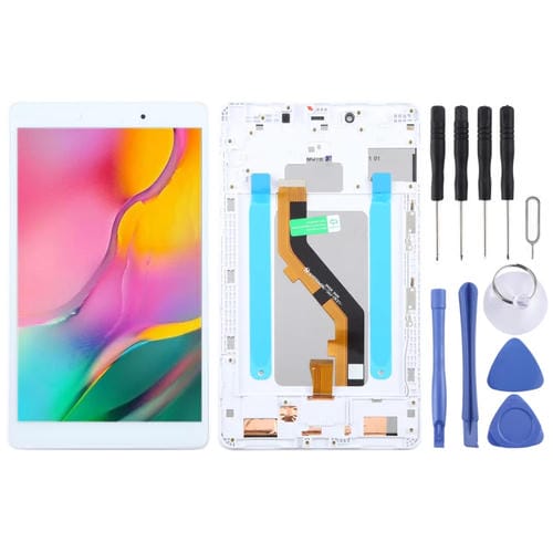 Ecrã LCD Samsung Galaxy Tab A 8.0 SM-T290 WIFI com Moldura (Branco)