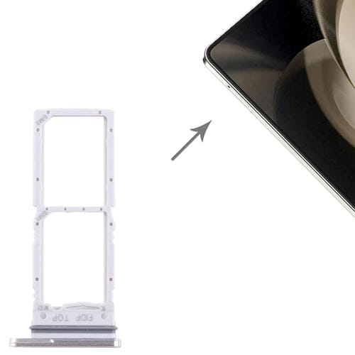 Tabuleiro de cartão SIM Samsung Galaxy Z Fold5 SM-F946 (Prata)